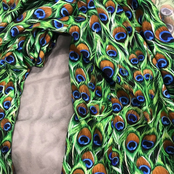 Dolce gabbana pure silk peacock lounge set unisex set pj - Picture 6 of 14
